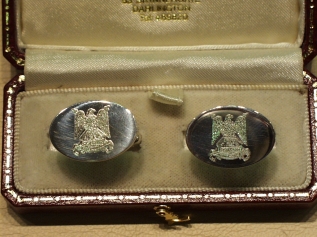 Royal Scots Dragoon Guards Sterling Silver cufflinks - Click Image to Close